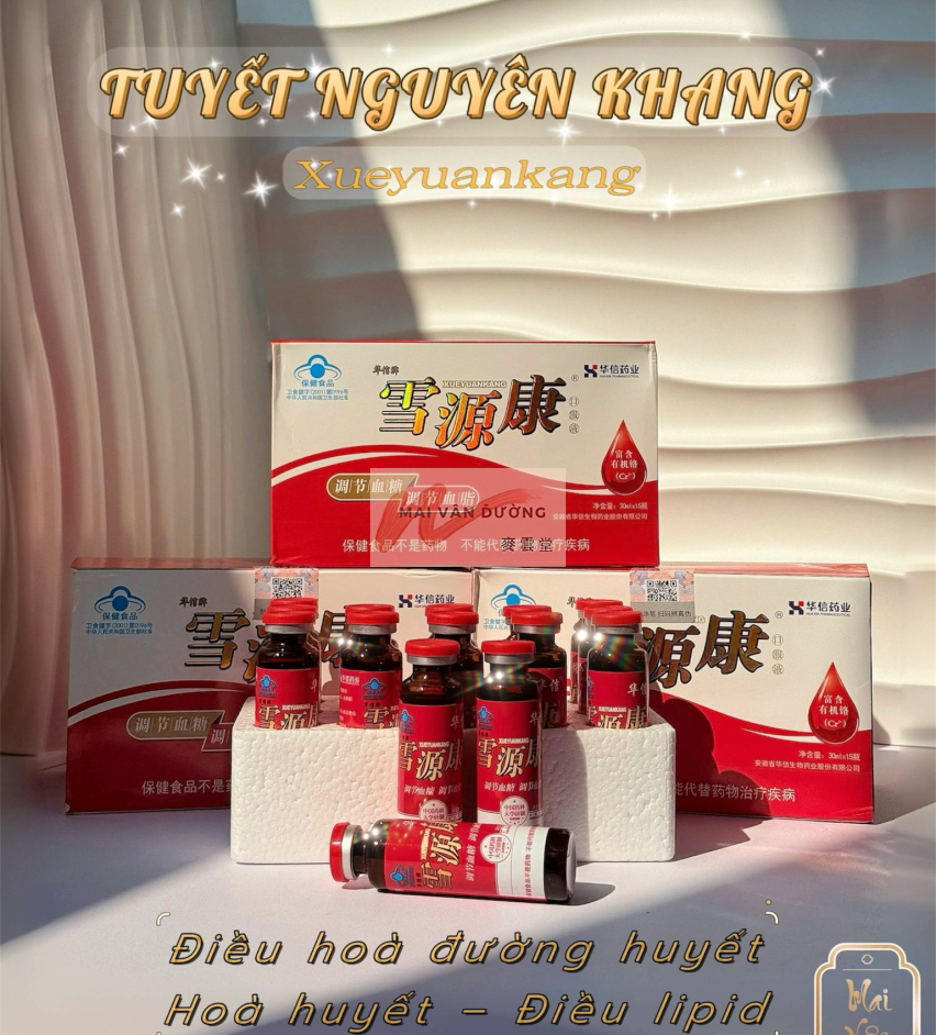 XUEYUANKANG – NƯỚC UỐNG ĐIỀU HÒA ĐƯỜNG HUYẾT